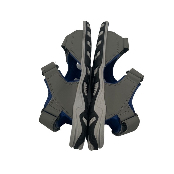 Eddie Bauer Westmont Blue Gray Water Sandals Size 4 Boy's - Picture 5 of 8